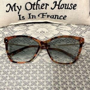 MISSONI Sunglasses Havana Pattern Frame Brown Gradient
